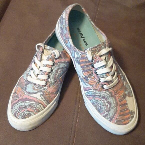 Seavees Legend Trina Turk Floral shoes 7 - Picture 1 of 7